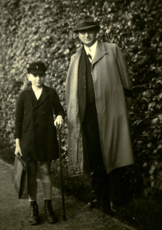 Hans Johler mit seinem Sohn Roland