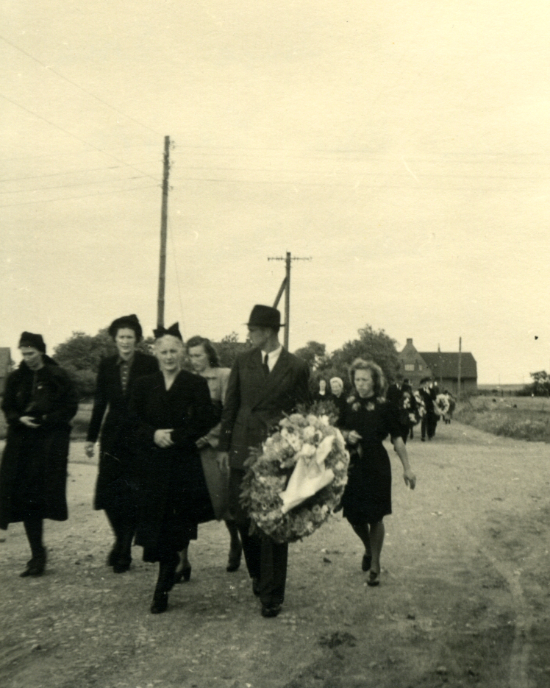 Beerdigung von christian Lauritzen1949