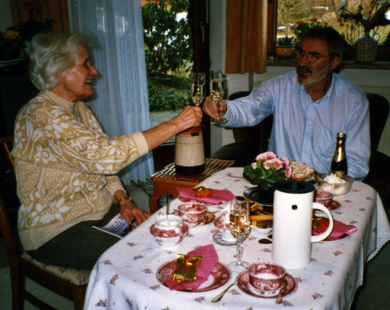 Ursula Kaminski an ihrem Geburtstag 2006