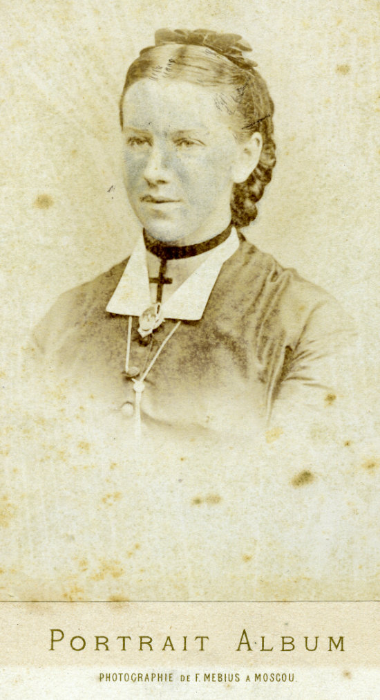 Elwine Frank inMoskau 1872